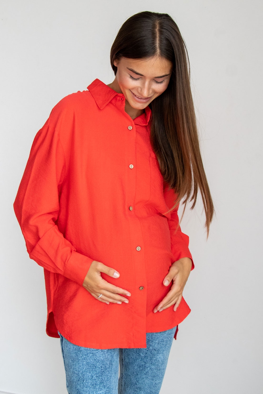 Blouse shirt for pregnant and nursing mothers "To Be" 2101711