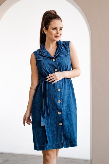 Платье джинсовое для беременных, будущих мам "To Be" 4238477