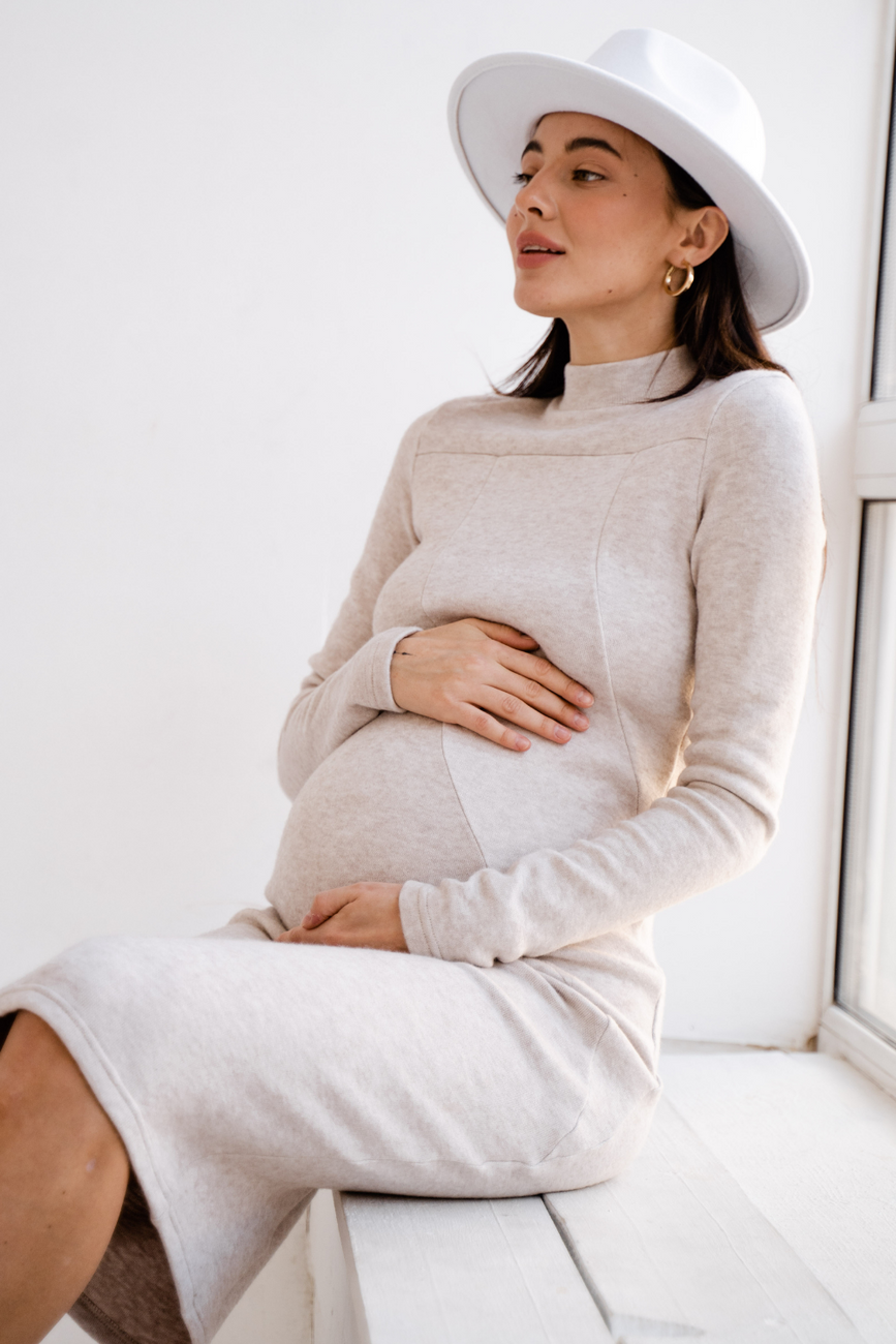 Dress for pregnant and nursing mothers "To Be" 3151725