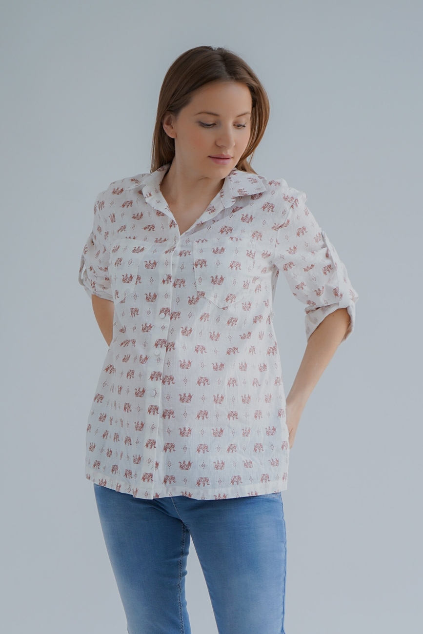 Blouse (shirt) for pregnant and lactating mothers "To Be" 4241715