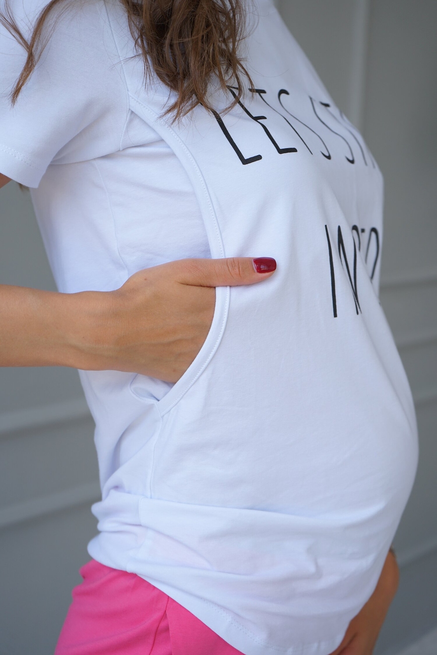 T-shirt for pregnant and nursing mothers "To Be" 3107041-60