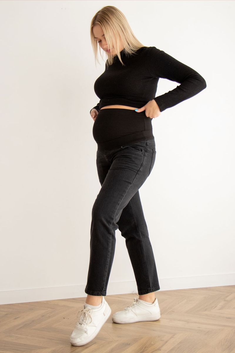 Стильні джинси Mom для вагітних "To Be"