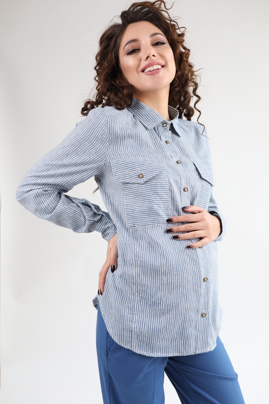 Blouse (shirt) for pregnant and lactating mothers "To Be" 4162601