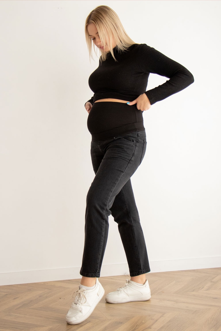 Стильные джинсы Mom для беременных "To Be"