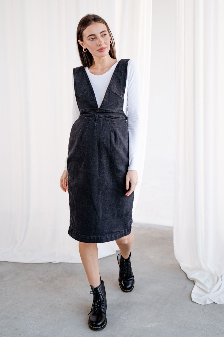Denim sundress for pregnant and nursing mothers "To Be" 3145489