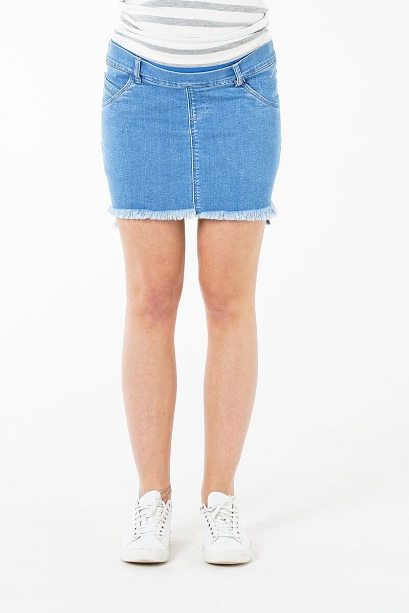Denim skirt for pregnant and nursing mothers "To Be" 4064709-11