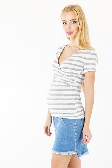 Спідниця джинсова для вагітних, майбутніх мам "To Be" 4064678-11