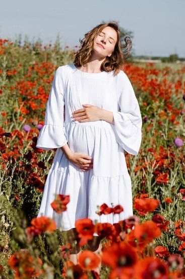 Dress for pregnant and nursing mothers 1459735