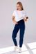 Комфортные и стильные джинсы для беременных с высокой спинкой Mom Jeans темно-синие
