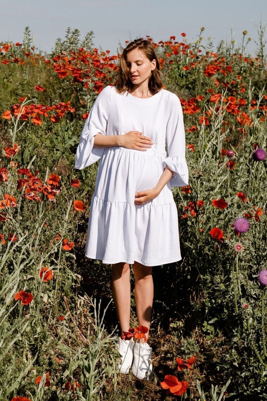 Dress for pregnant and nursing mothers 1459735
