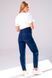 Комфортные и стильные джинсы для беременных с высокой спинкой Mom Jeans темно-синие