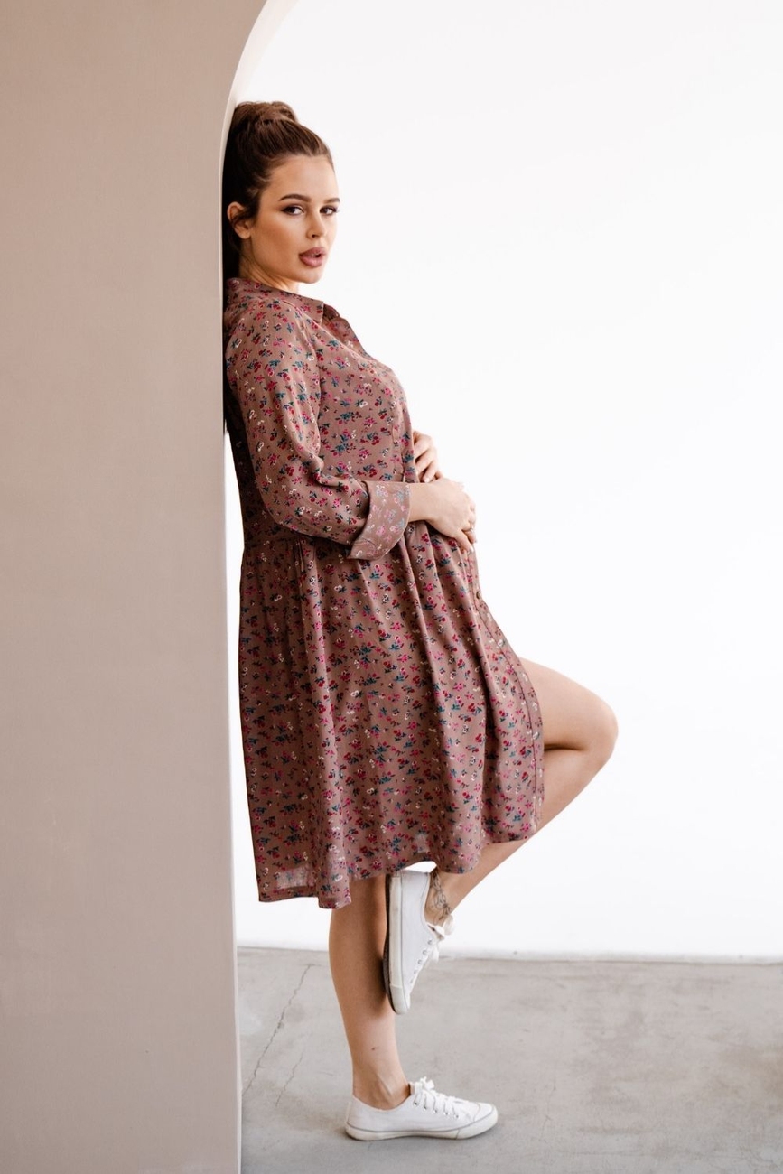 Dress for pregnant and nursing mothers "To Be" 4292604
