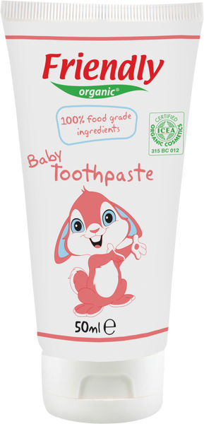 Дитяча зубна паста торговельної марки “FRIENDLY ORGANIC”. 50мл