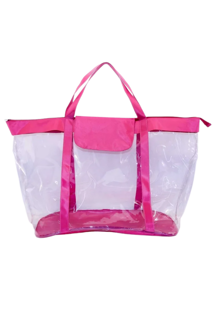Набір із 2 + 1 прозорих сумок в пологовий будинок Baby Pack рожевий