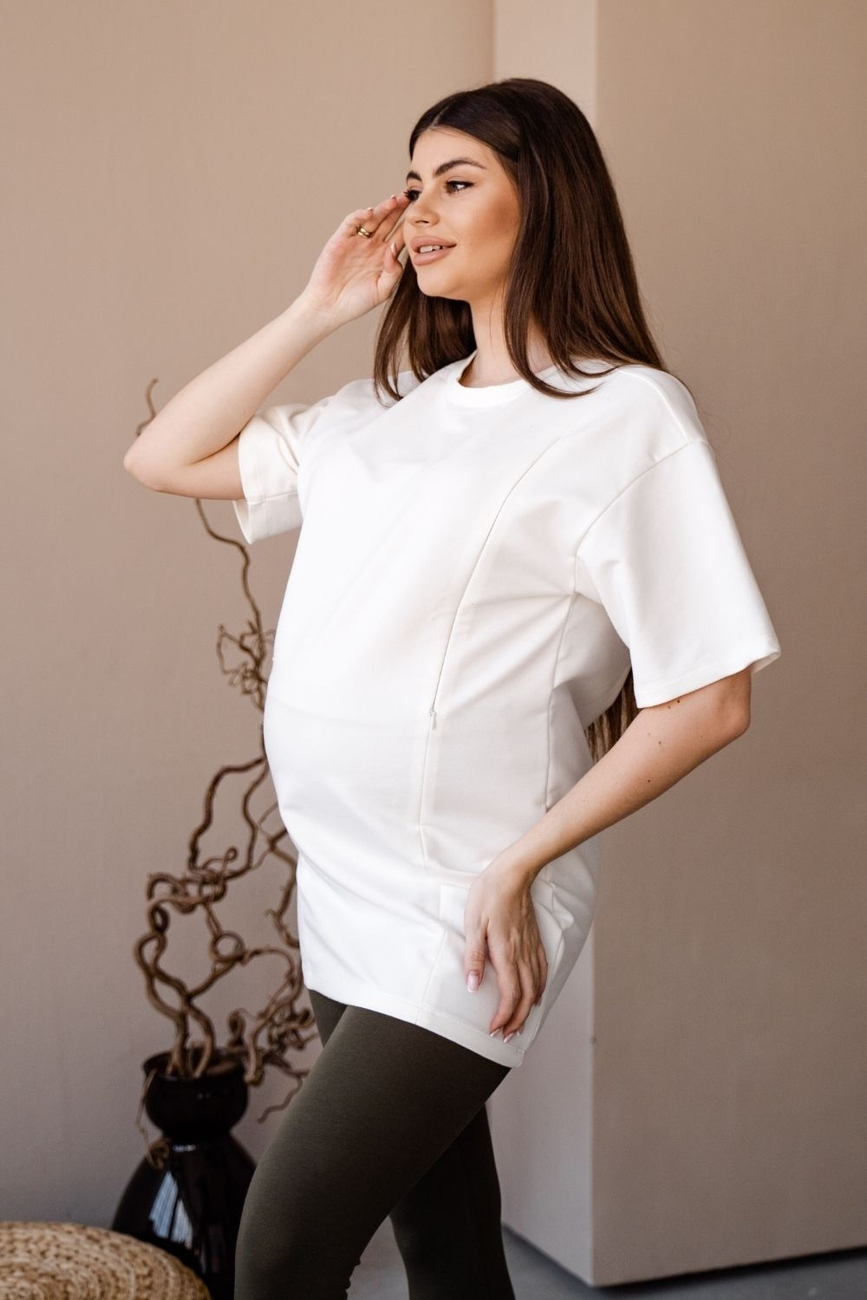 T-shirt for pregnant and nursing mothers "To Be" 4311262