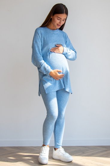 Костюм: джемпер oversize та лосини для вагітних "To Be"