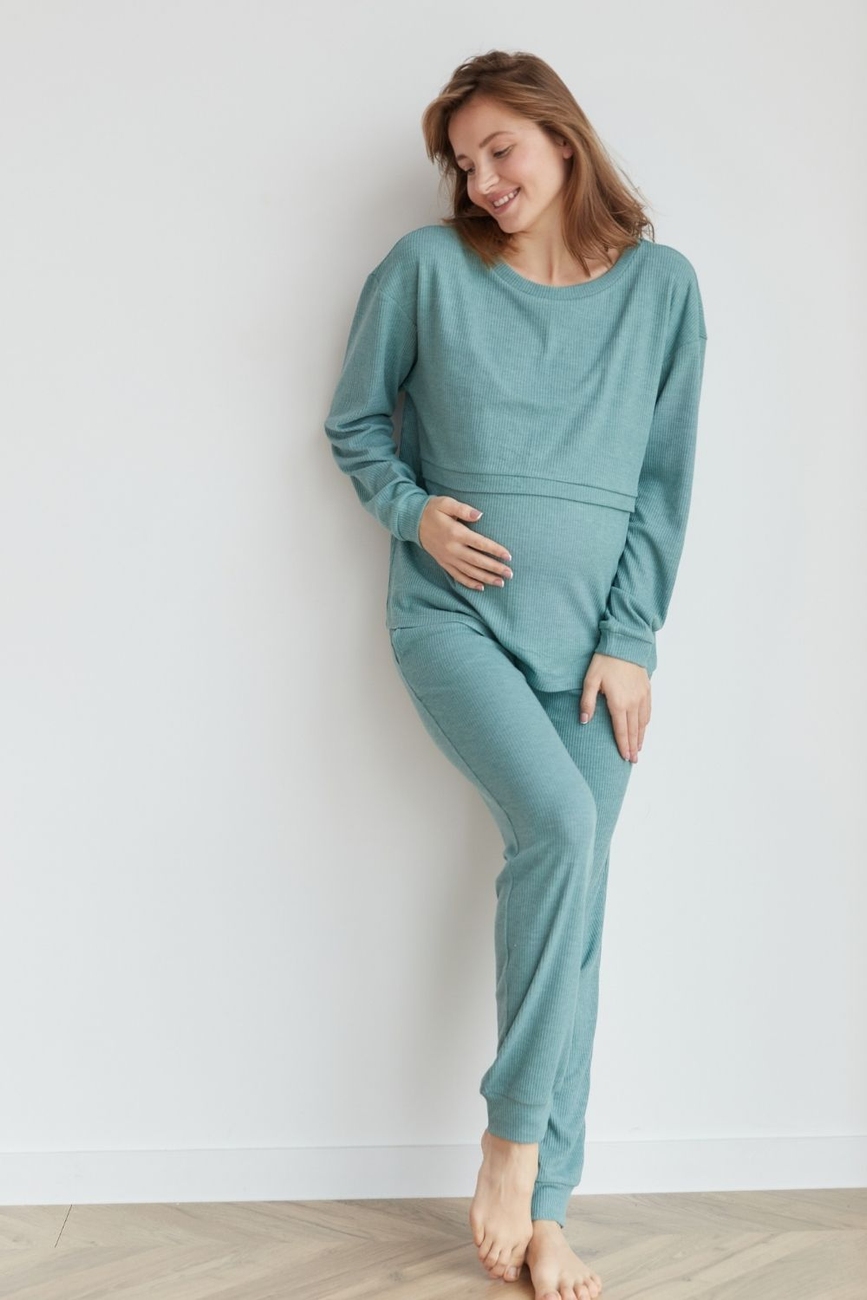 Home trousers for pregnant women and expectant mothers "To Be" 4040051-1