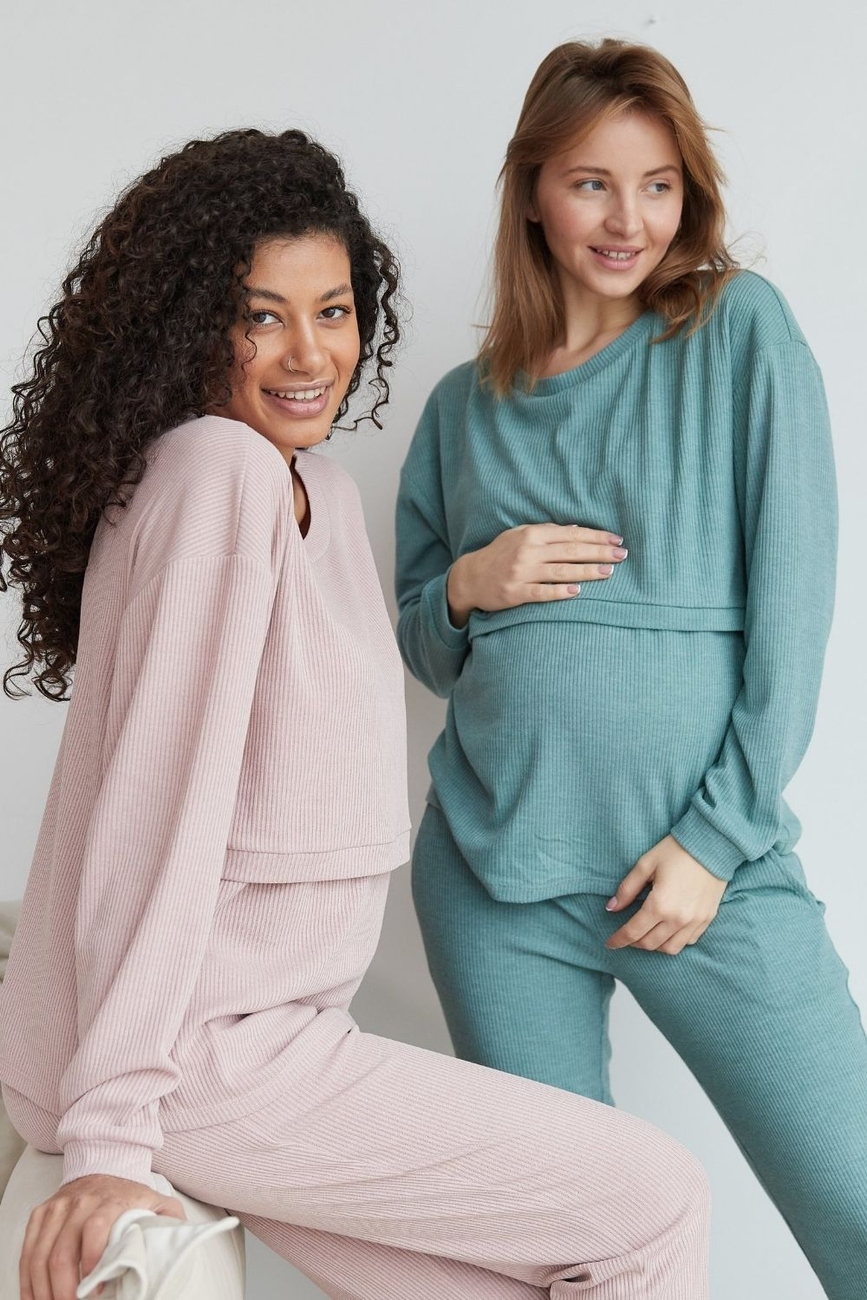 Home trousers for pregnant women and expectant mothers "To Be" 4040051-1