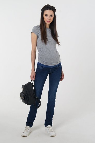 Denim trousers for pregnant and nursing mothers "To Be" 1232720-5