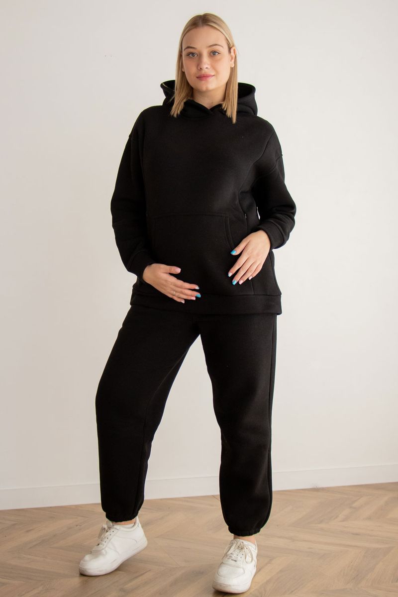 Зимовий спортивний костюм на флісі для вагітних та годуючих мам "To Be"