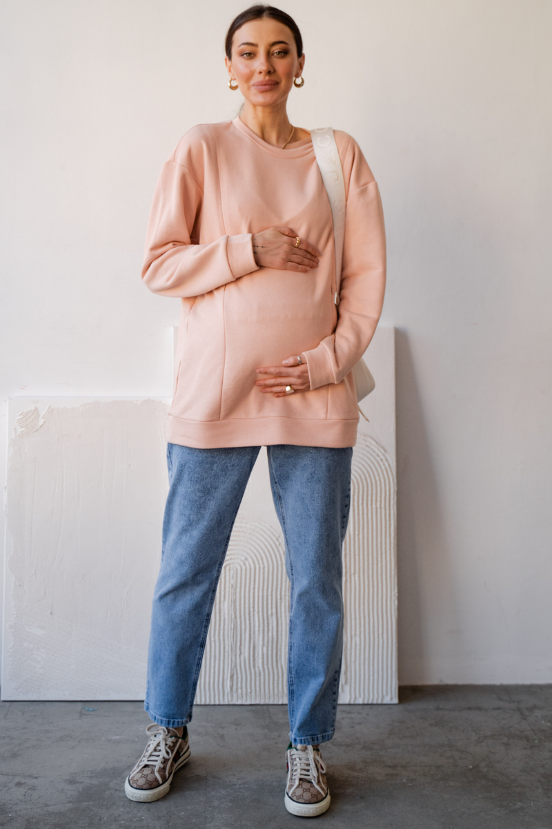 Джемпер для беременных, будущих мам "To Be" 4355114