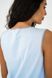 Blue nightgown with breastfeeding secret for maternity hospital for pregnant and nursing women with straps