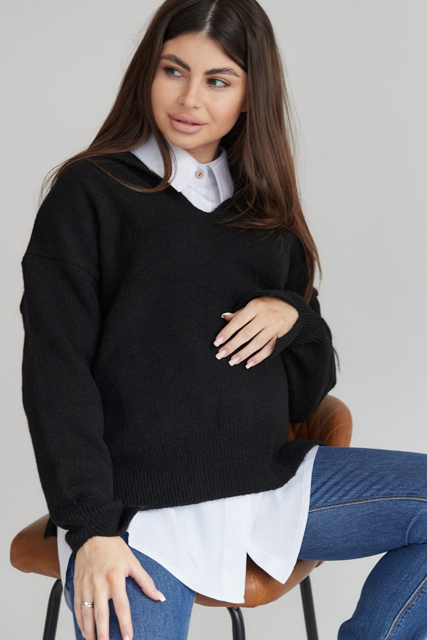 Sweater for pregnant and nursing mothers "To Be" 1491