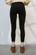 Зручні теплі лосини для вагітних з начісом чорні