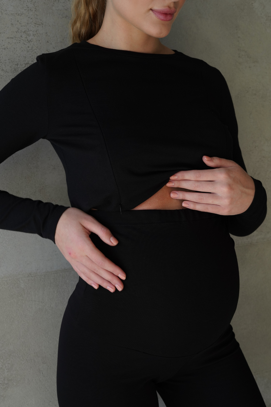 Базові легінси на високому поясі для вагітних