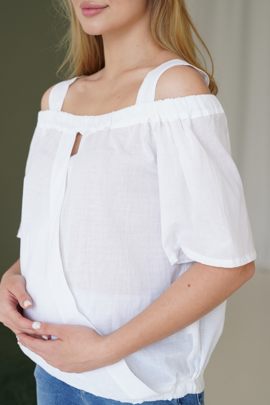 Blouse (shirt) for pregnant and lactating mothers "To Be" 4184066