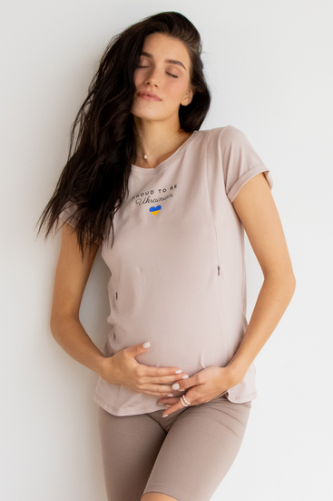 T-shirt for pregnant and nursing mothers "To Be" 3180041-1