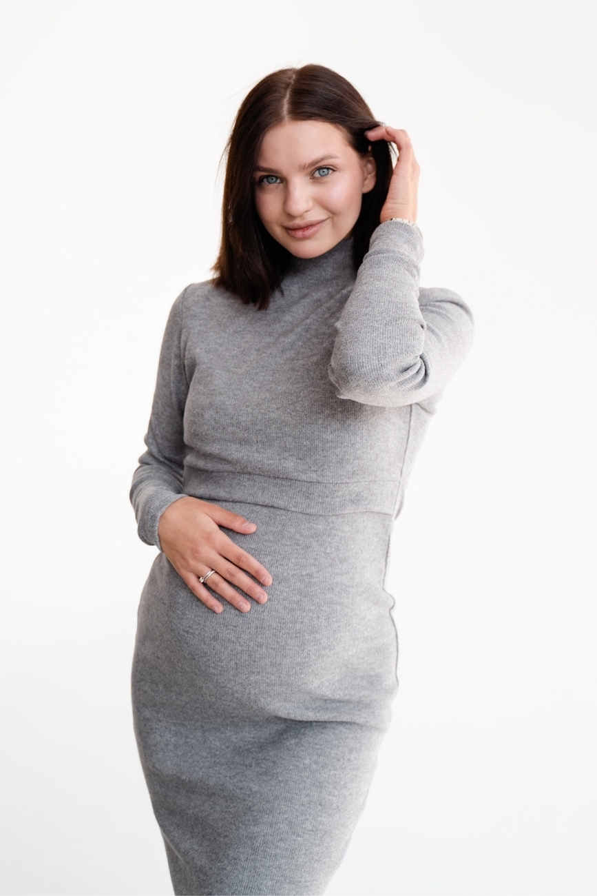 Dress for pregnant and nursing mothers "To Be" 4217133