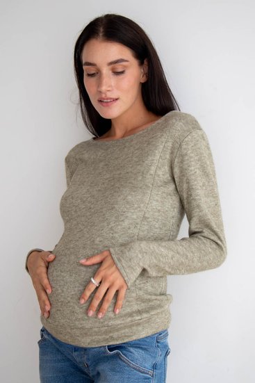 Джемпер из ангоры для беременных и кормящих мам "To Be"