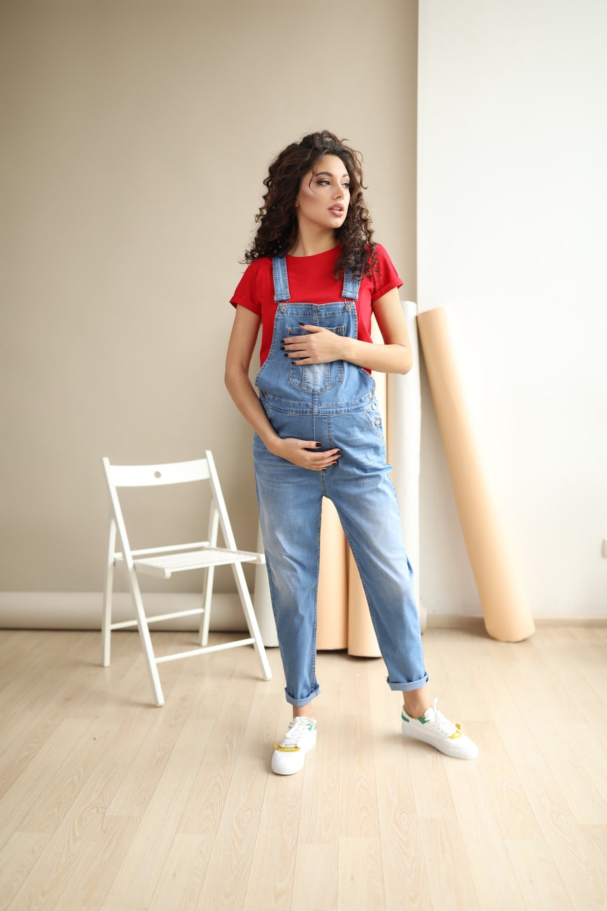 Напівкомбінезон для вагітних, майбутніх мам "To Be"