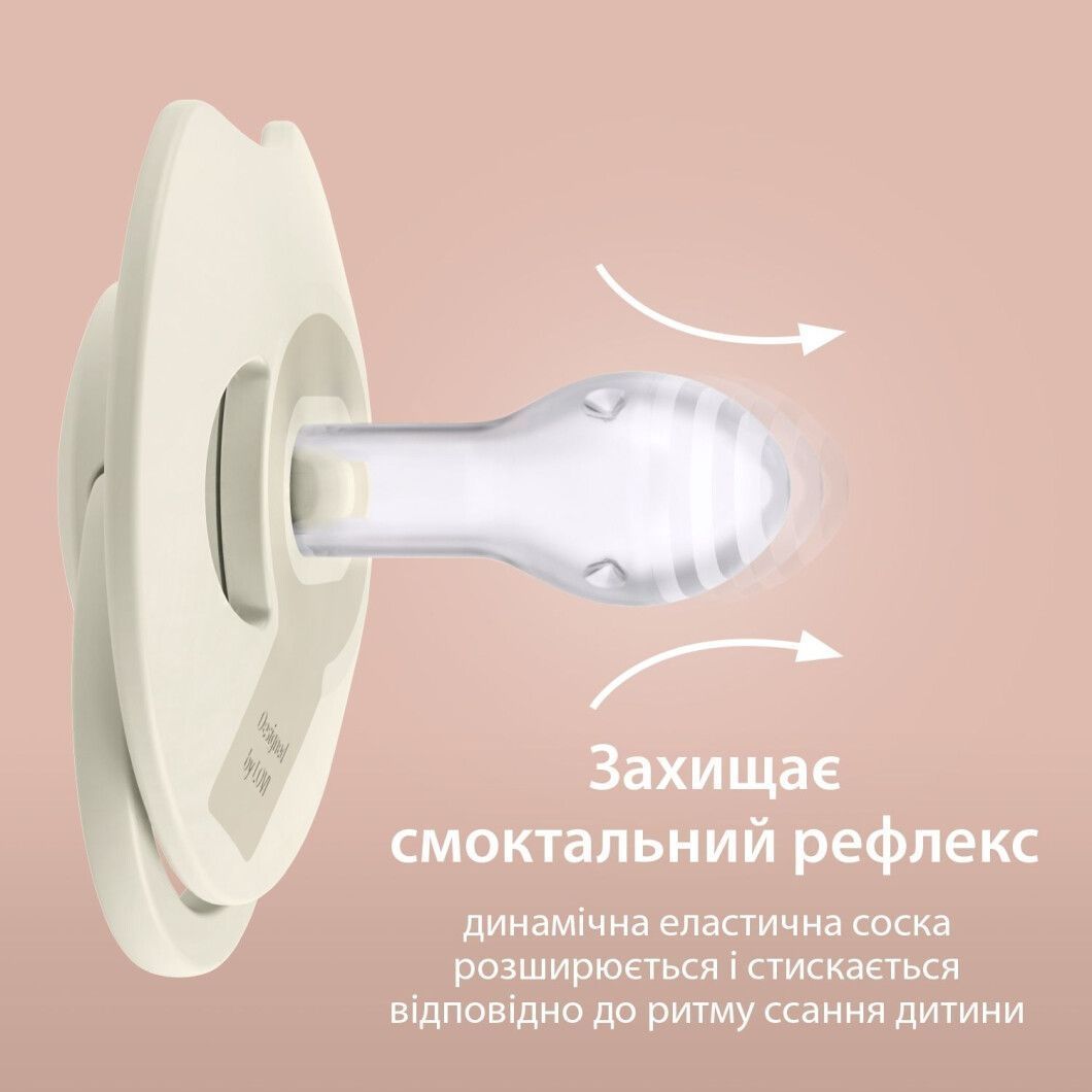 Пустышка динамическая силиконовая симметричная с футляром для стерилизации LOVI Prime 0-6 мес., Lilac