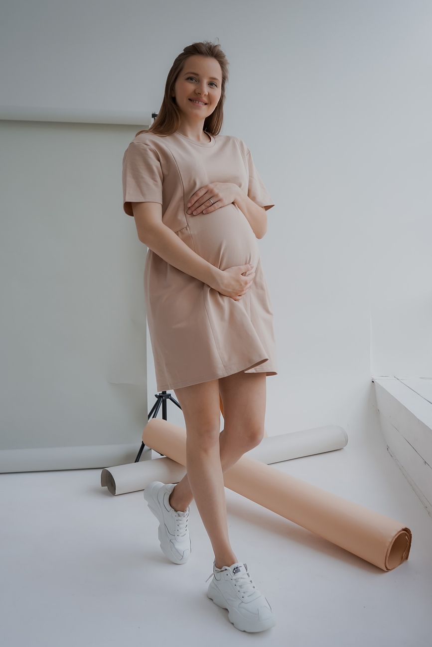 Dress for pregnant and nursing mothers "To Be" 4242262