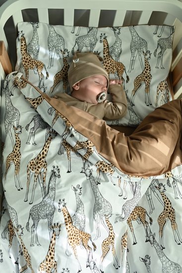 Дитяча постільна білизна в ліжечко Жирафи