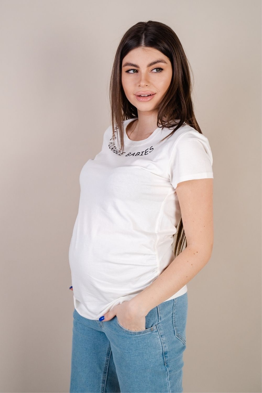 T-shirt for pregnant and nursing mothers "To Be" 4076041-65