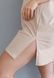 Maternity and nursing nightgown with straps beige for childbirth and after with nursing secret