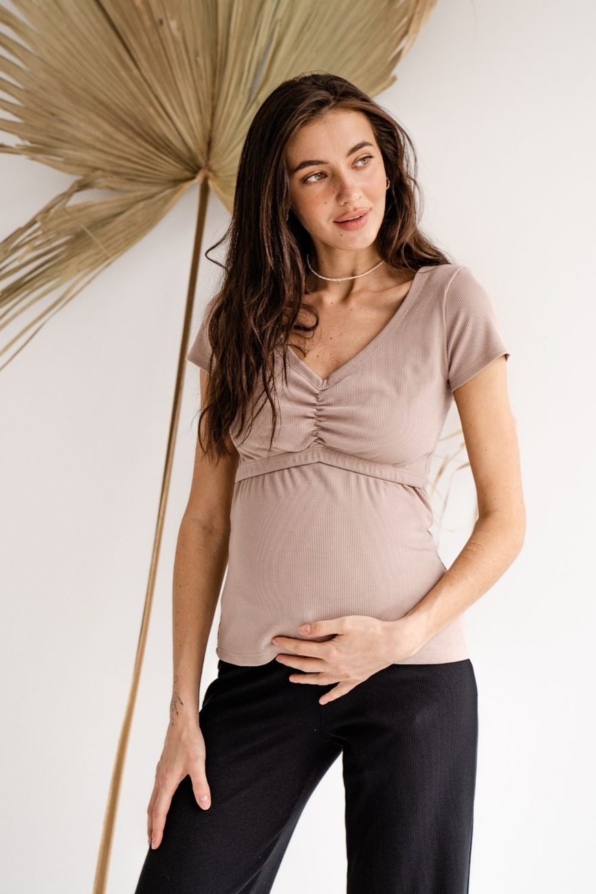 T-shirt for pregnant and nursing mothers "To Be" 4307138