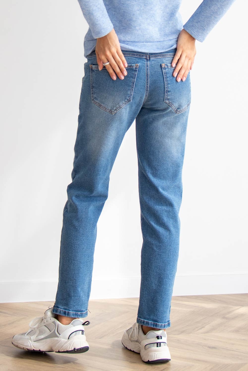 Стильні джинси Mom для вагітних "To Be"